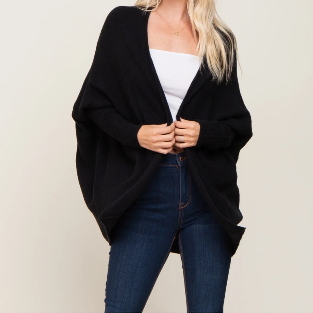 Boho chic oversized Knit Open Cardigan